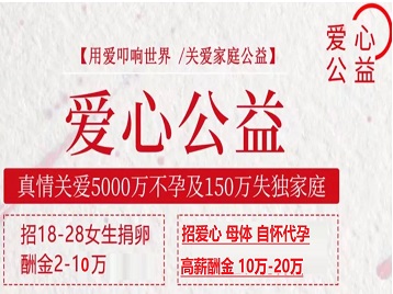 抚顺捐卵助孕生子 爱心志愿者招募